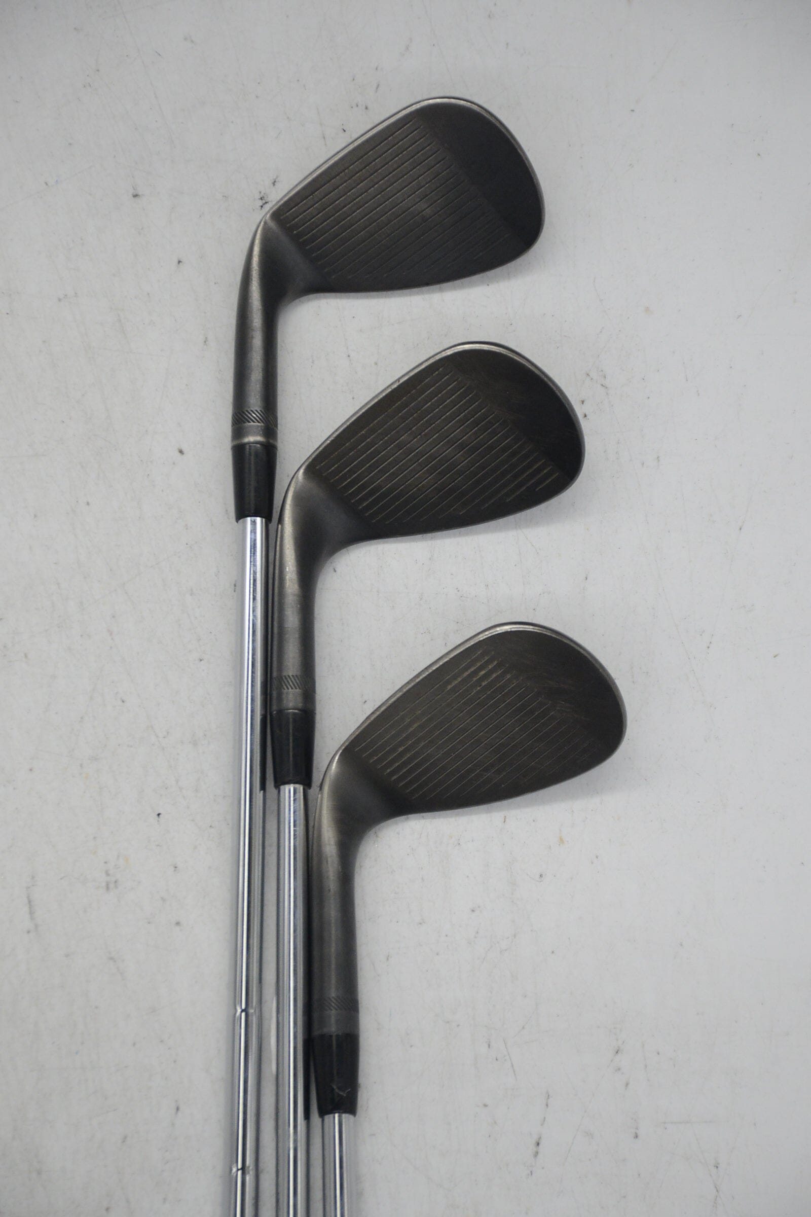 Titleist Vokey SM9 Jet Black 50, 56, 60 Degree Wedge Set Wedge Flex Golf Clubs GolfRoots 