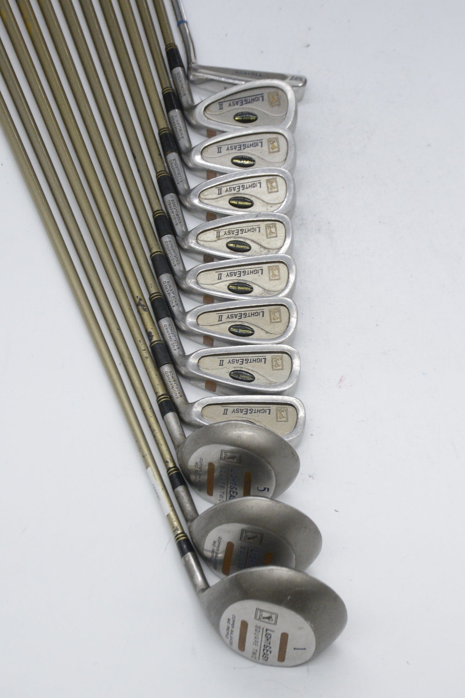 Women's Square Two Light & Easy II Mixed Full Set W Flex -0.25" Golf Clubs GolfRoots 