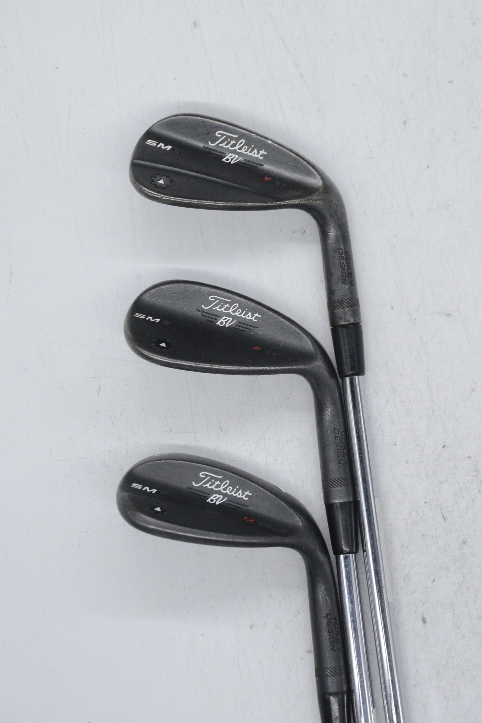 Titleist Vokey SM6 Jet Black 50, 56, 60 Degree Wedge Set Wedge Flex Golf Clubs GolfRoots 