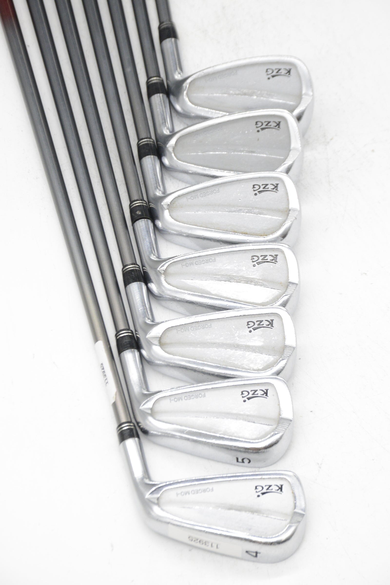 KZG Forged MO-1 4-PW Iron Set SR Flex +0.25" Golf Clubs GolfRoots 