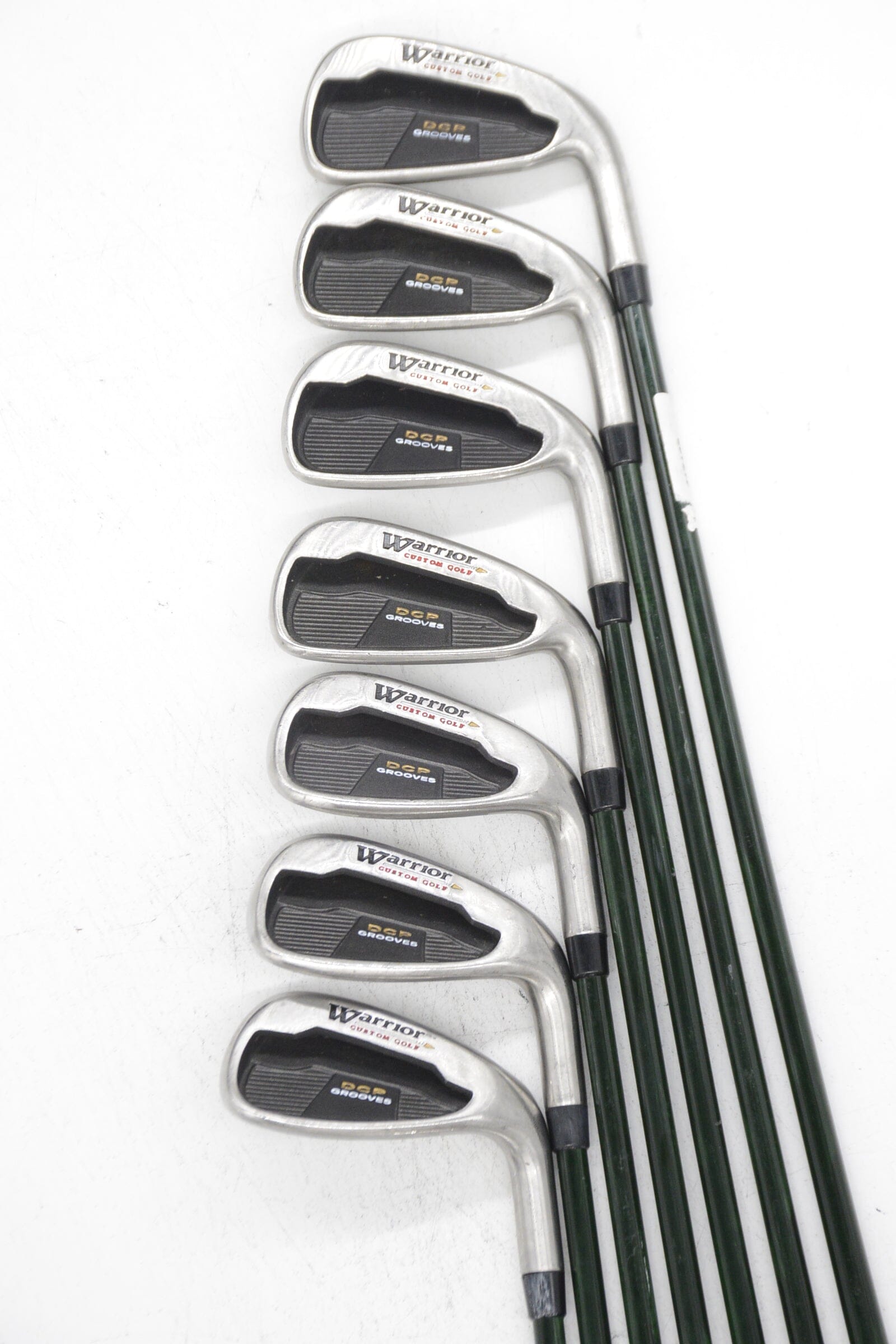 Warrior DCP Grooves 4-PW Iron Set S Flex +0.25" Golf Clubs GolfRoots 