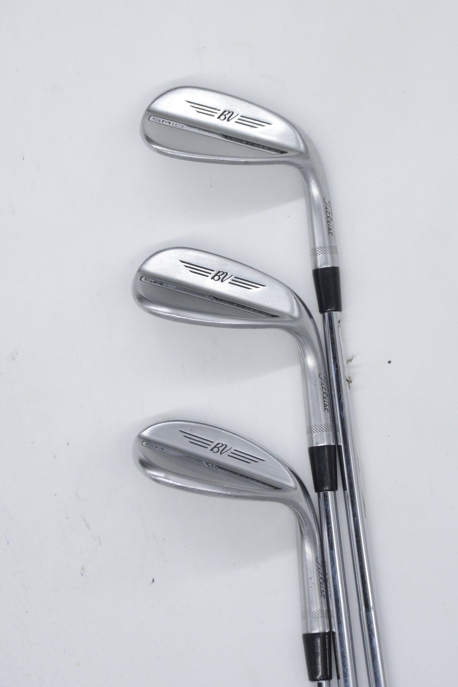 Titleist Vokey SM10 Tour Chrome 50, 54, 58 Degree Wedge Set S Flex Golf Clubs GolfRoots 
