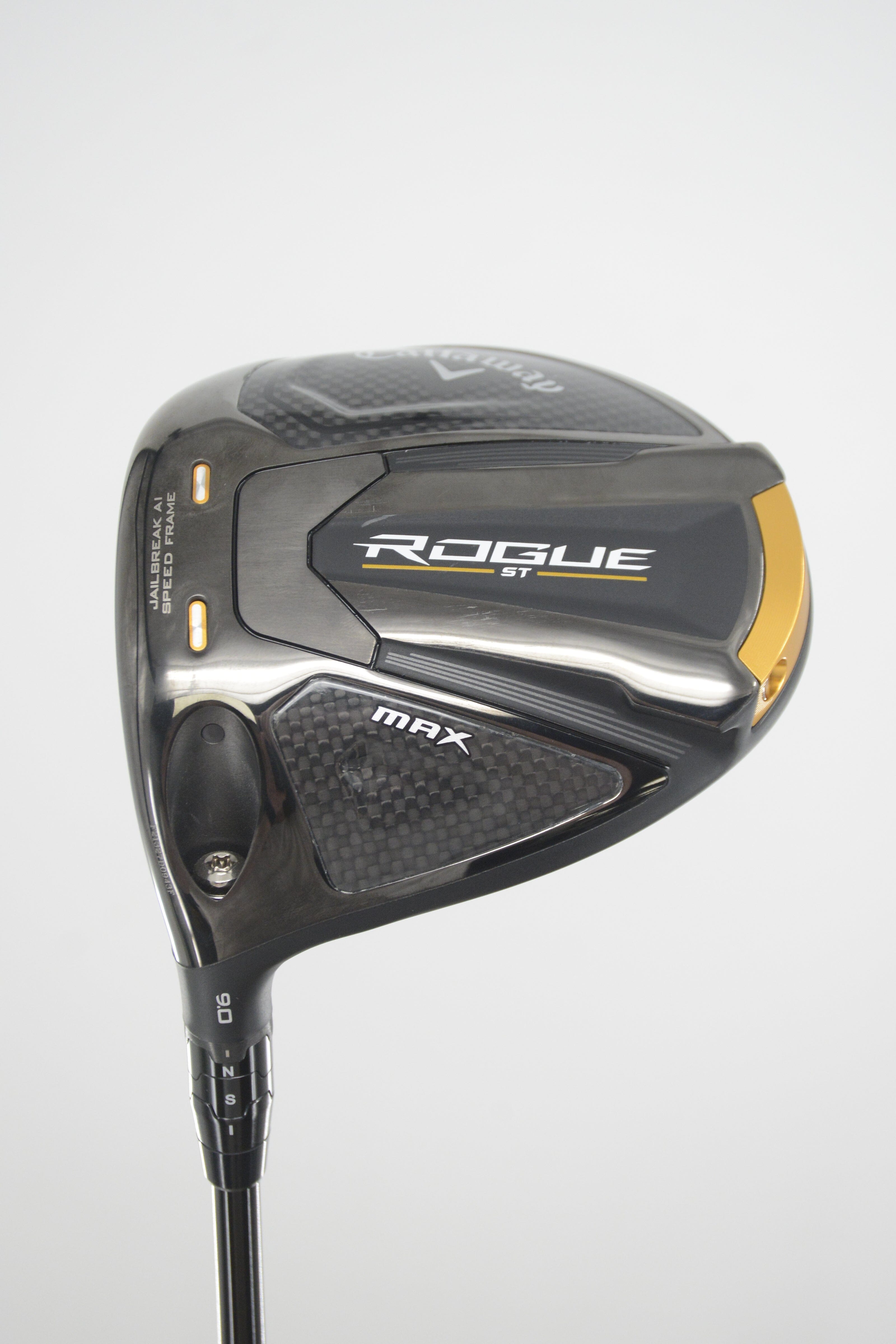 Lefty Callaway Rogue ST Max 9 Degree Driver S Flex 45.5" Golf Clubs GolfRoots 