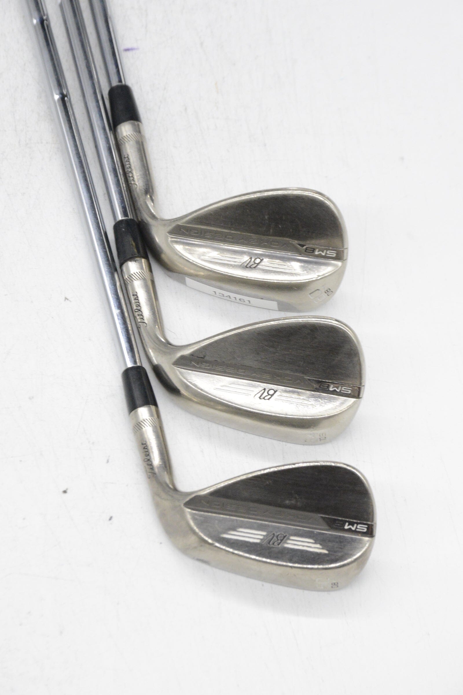 Titleist Vokey SM8 Brushed Steel 50, 54, 60 Degree Wedge Set Wedge Flex