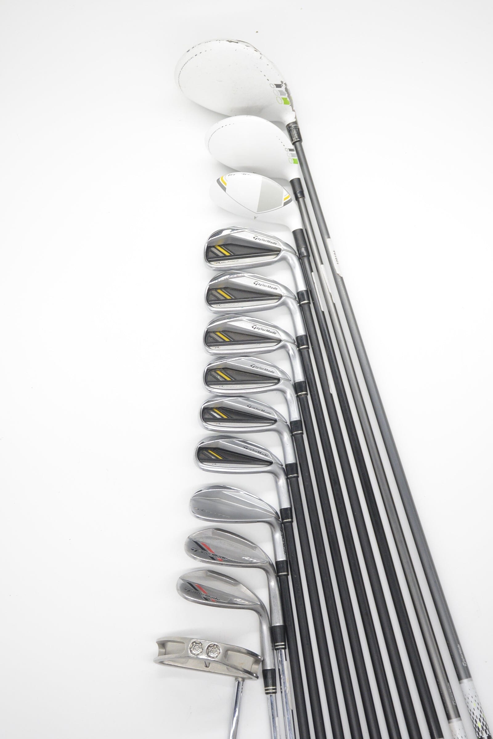 TaylorMade Rbladez Mixed Full Set R Flex -0.25" Golf Clubs GolfRoots 