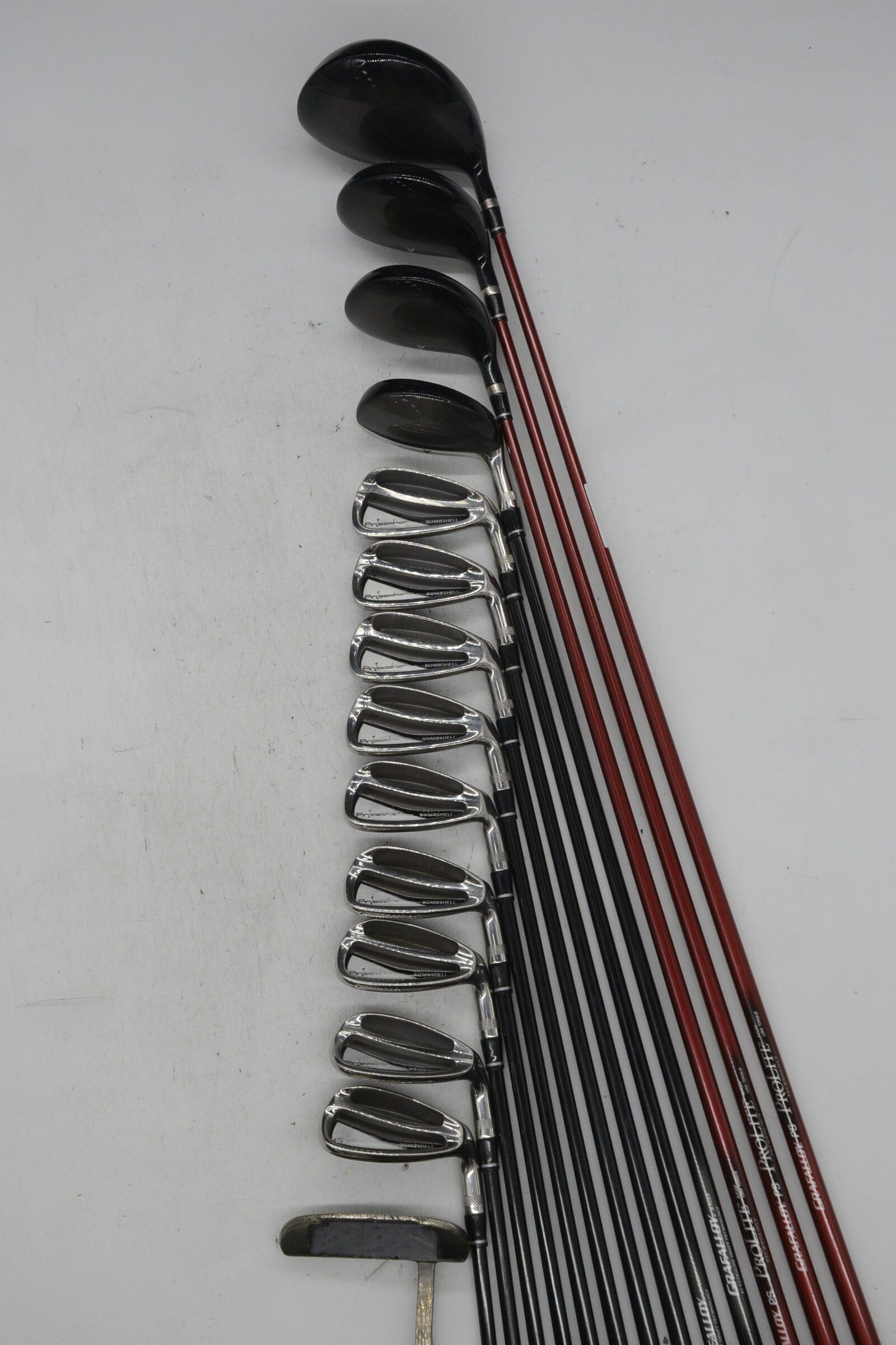 Pinseeker Bombshell Mixed Full Set SR Flex +0.25" Golf Clubs GolfRoots 