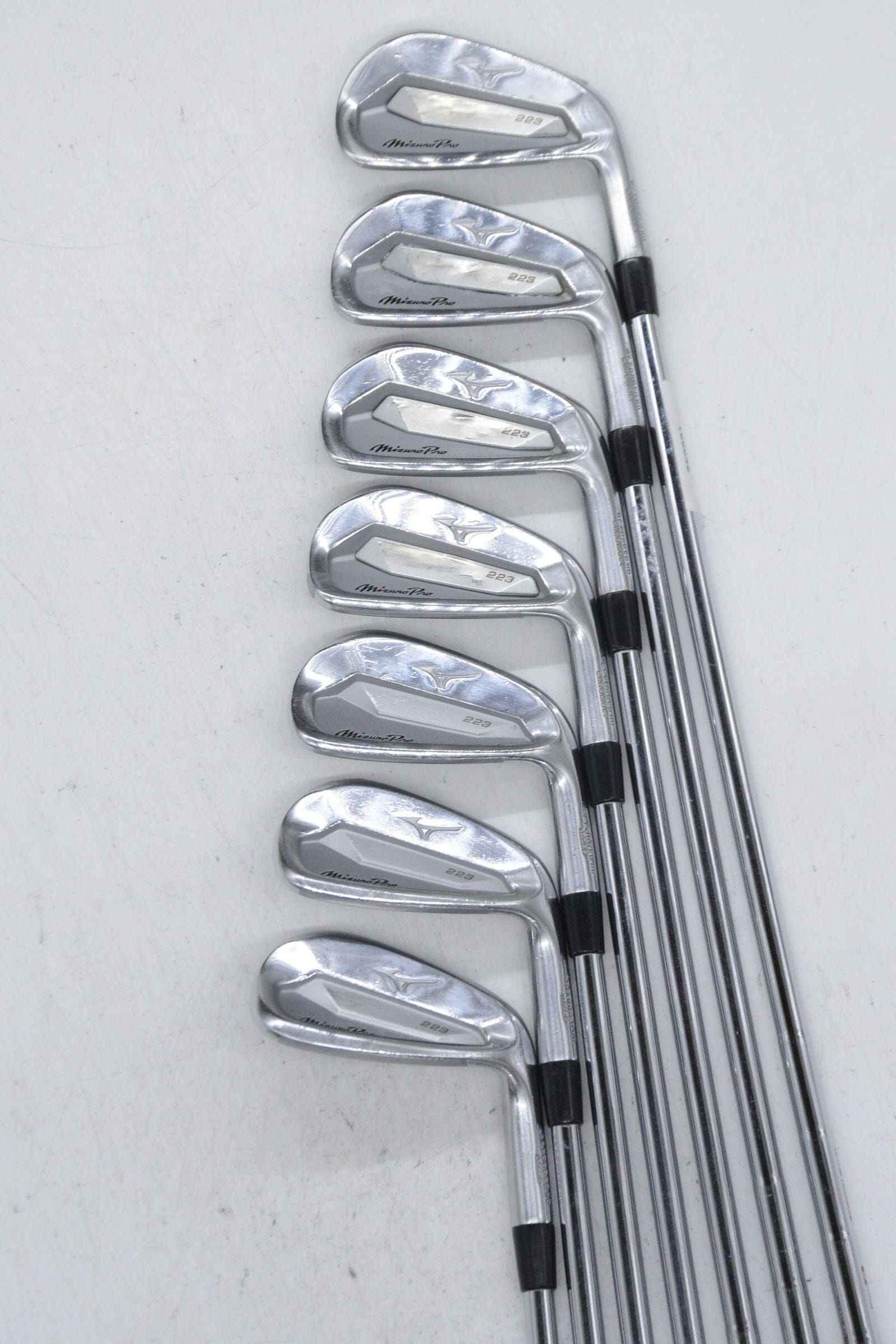 Mizuno Pro 223 4-PW Iron Set S Flex -0.25" Golf Clubs GolfRoots 