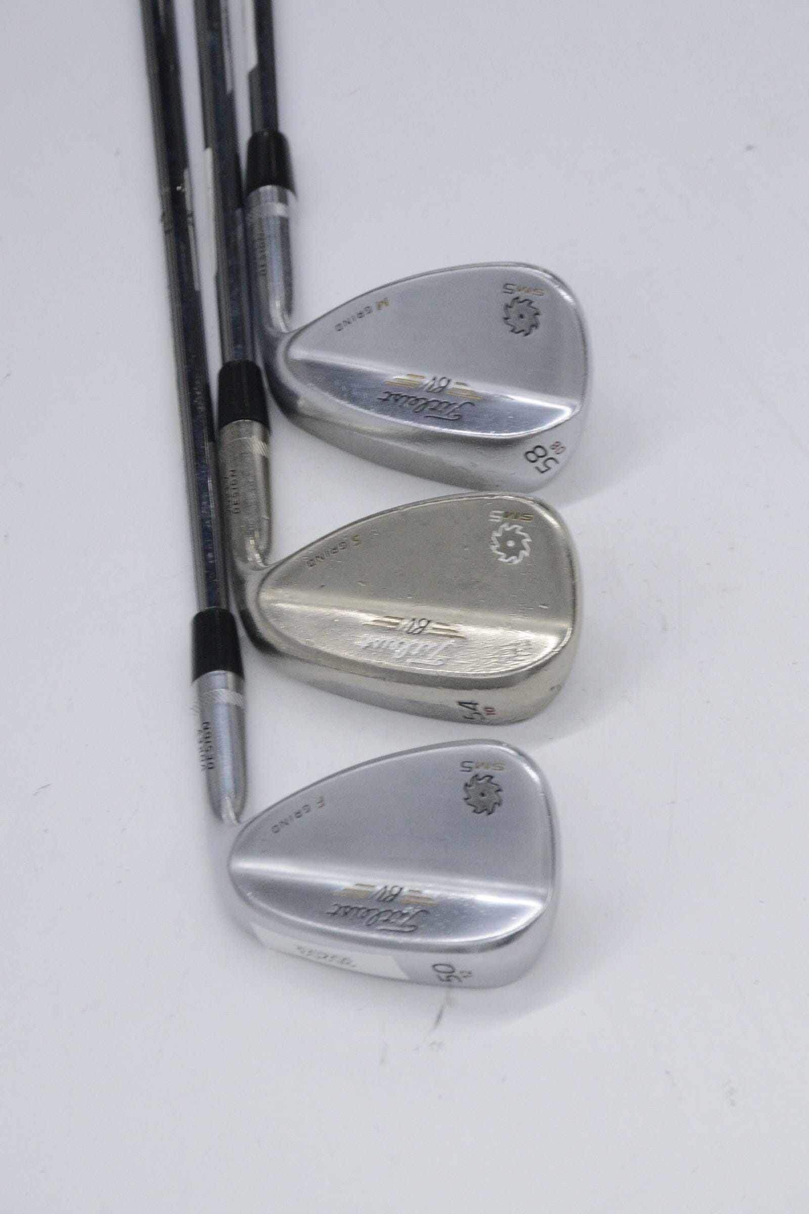Titleist Vokey SM5 Tour Chrome 50, 54, 58 Degree Wedge Set Wedge Flex Golf Clubs GolfRoots 