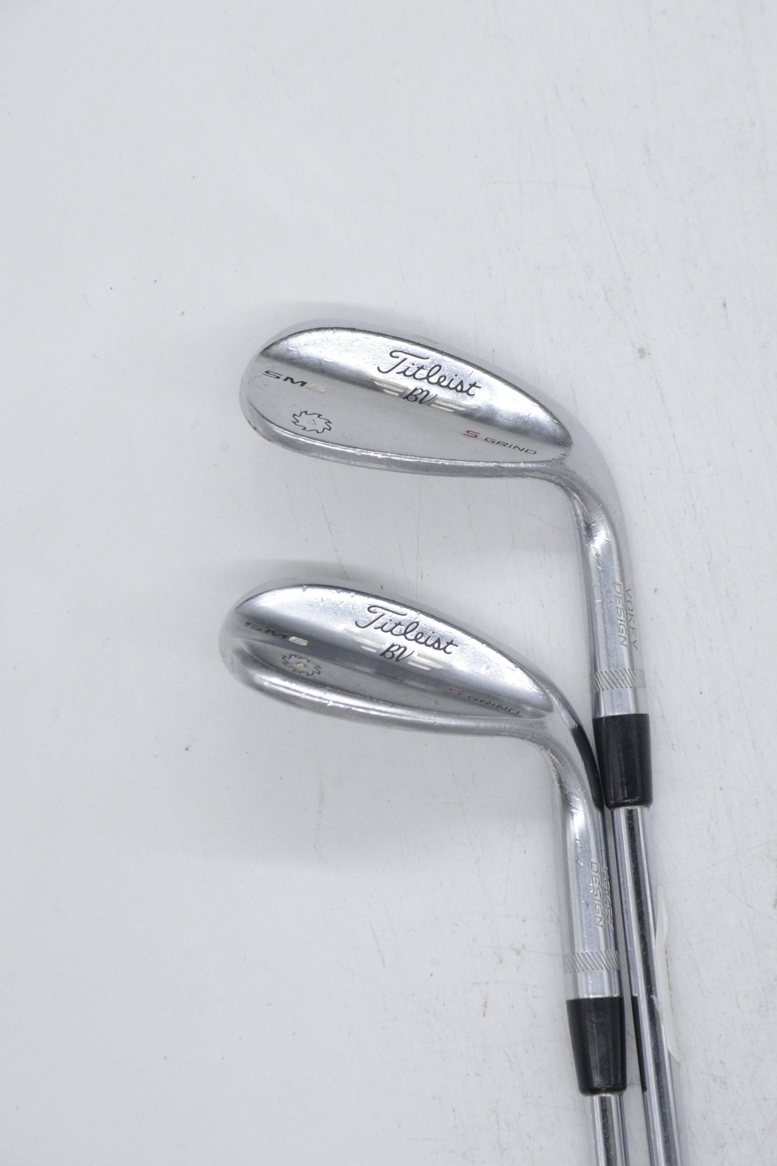 Titleist Vokey SM6 Tour Chrome 56 & 60 Degree Wedge Set S Flex