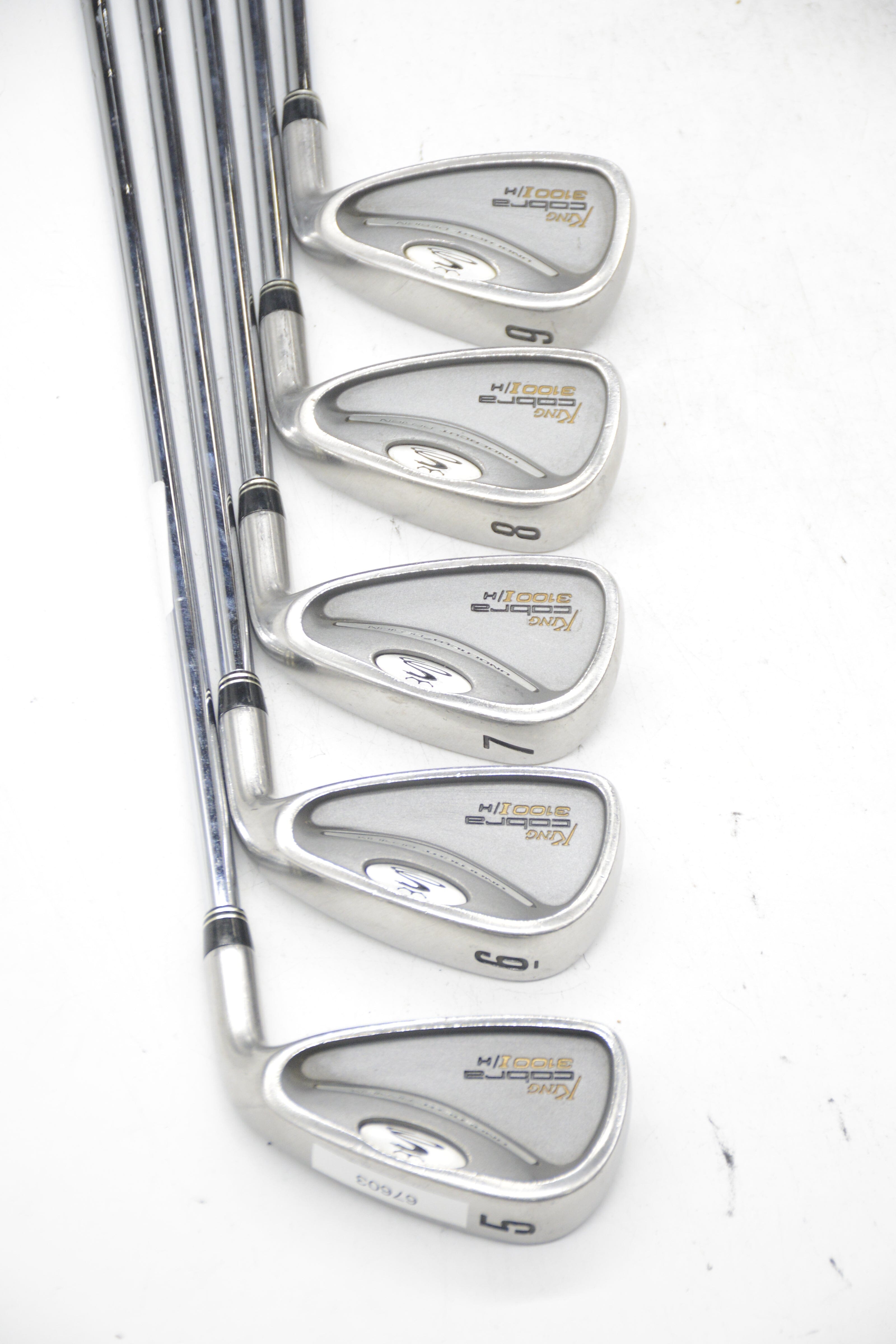 Cobra 3100 I/H 5-9 Iron Set R Flex Std Length Golf Clubs GolfRoots 