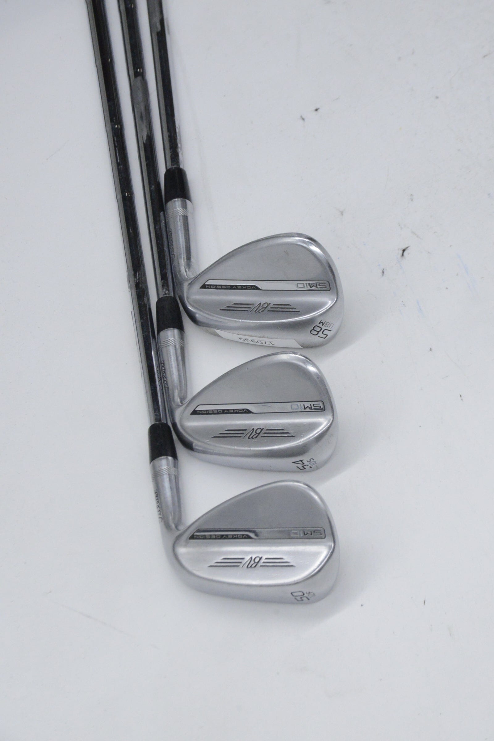 Titleist Vokey SM10 Tour Chrome 50, 54, 58 Degree Wedge Set Wedge Flex Golf Clubs GolfRoots 