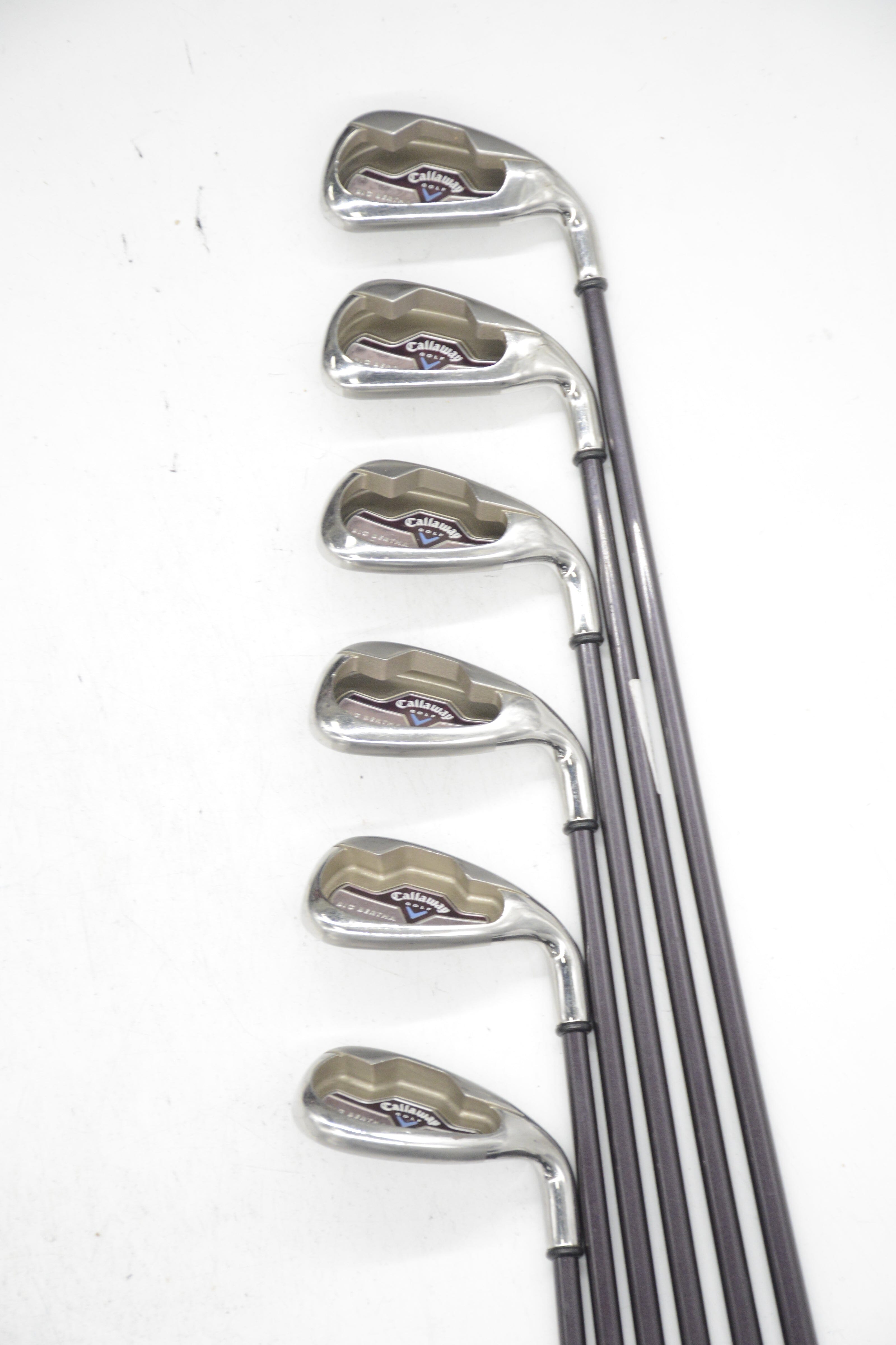 Women's Callaway Big Bertha 2006 5, 6, 8-PW, SW Iron Set W Flex Std Length Golf Clubs GolfRoots 
