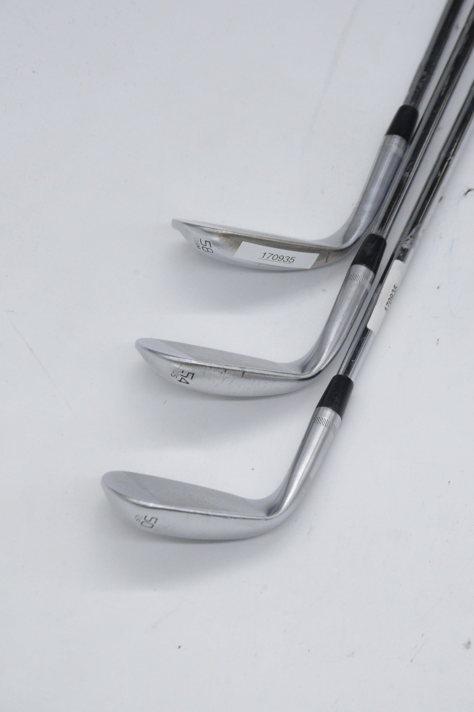 Titleist Vokey SM10 Tour Chrome 50, 54, 58 Degree Wedge Set Wedge Flex Golf Clubs GolfRoots 