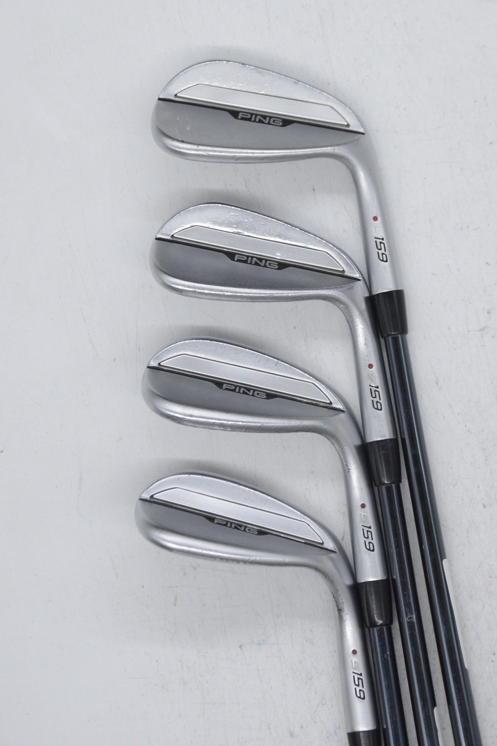 Ping S159 Chrome Grey 46, 50, 56, 60 Degree Wedge Set R Flex
