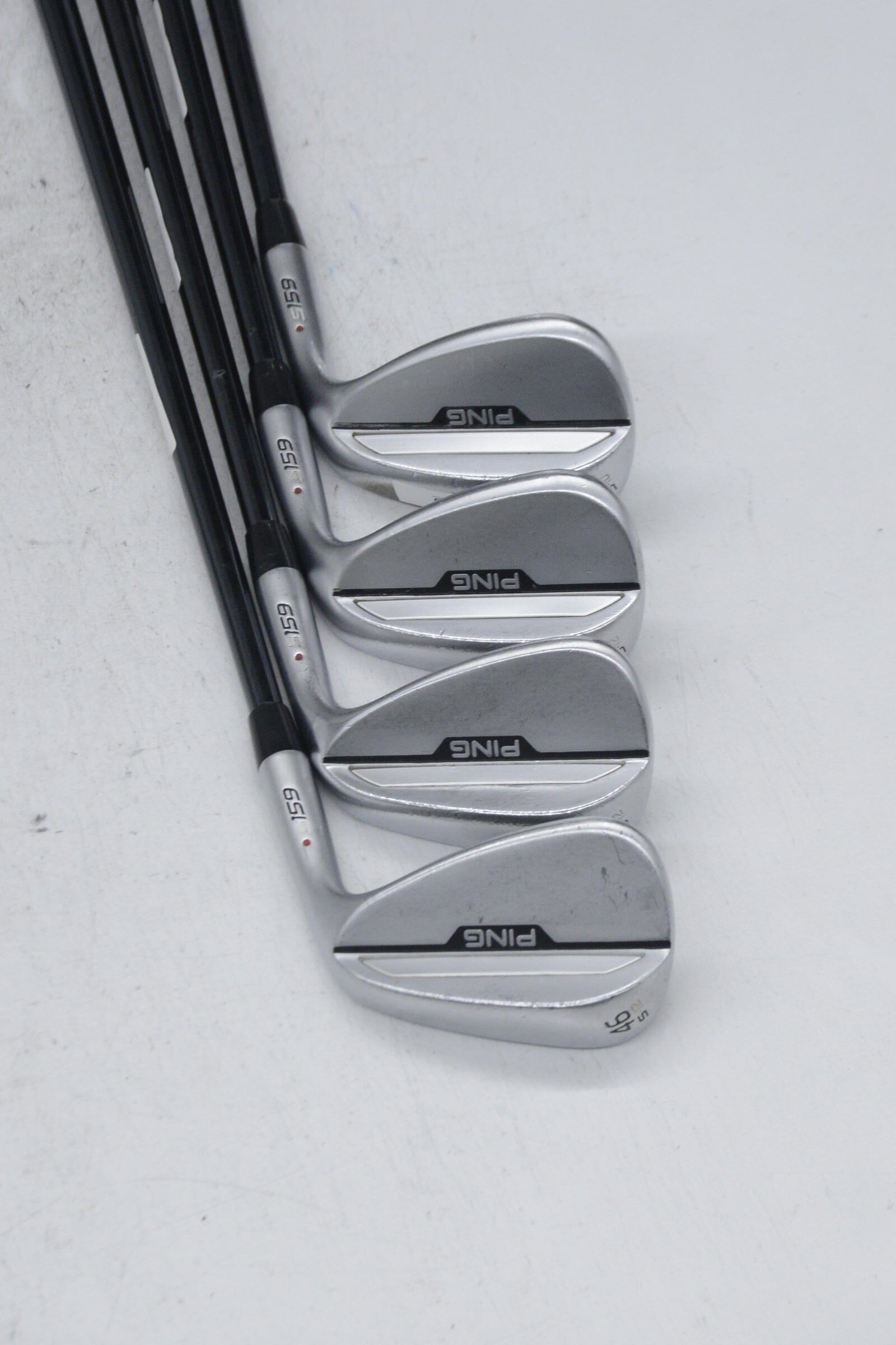 Ping S159 Chrome Grey 46, 50, 56, 60 Degree Wedge Set R Flex Golf Clubs GolfRoots 