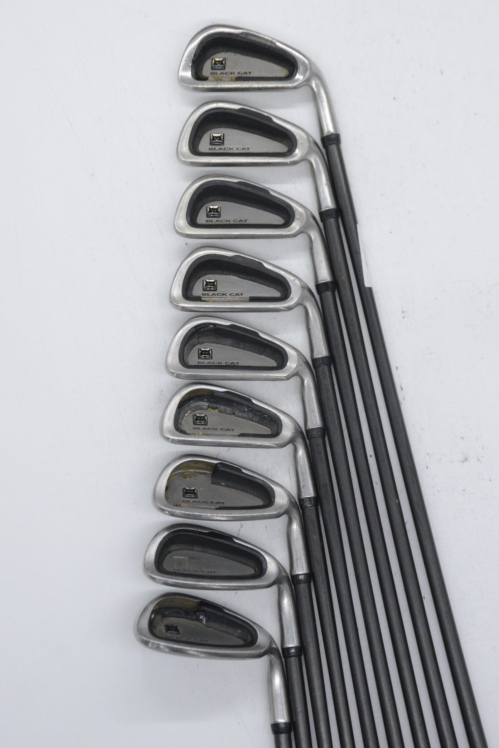 Lynx Black Cat 2-7, 9-PW, SW Iron Set R Flex -0.25" Golf Clubs GolfRoots 