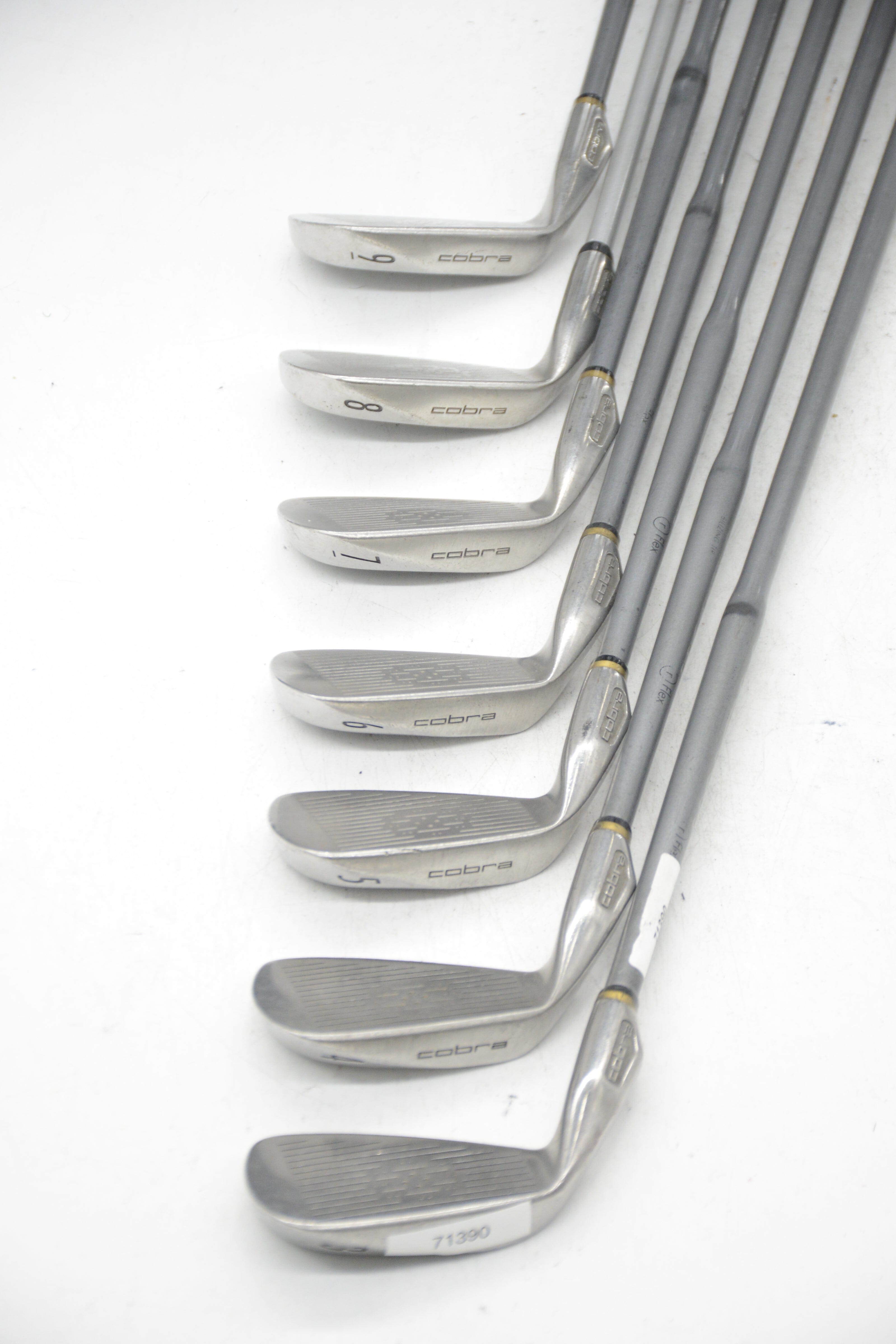 Cobra King Cobra 2 Oversize 3-9 Iron Set R Flex +0.25" Golf Clubs GolfRoots 