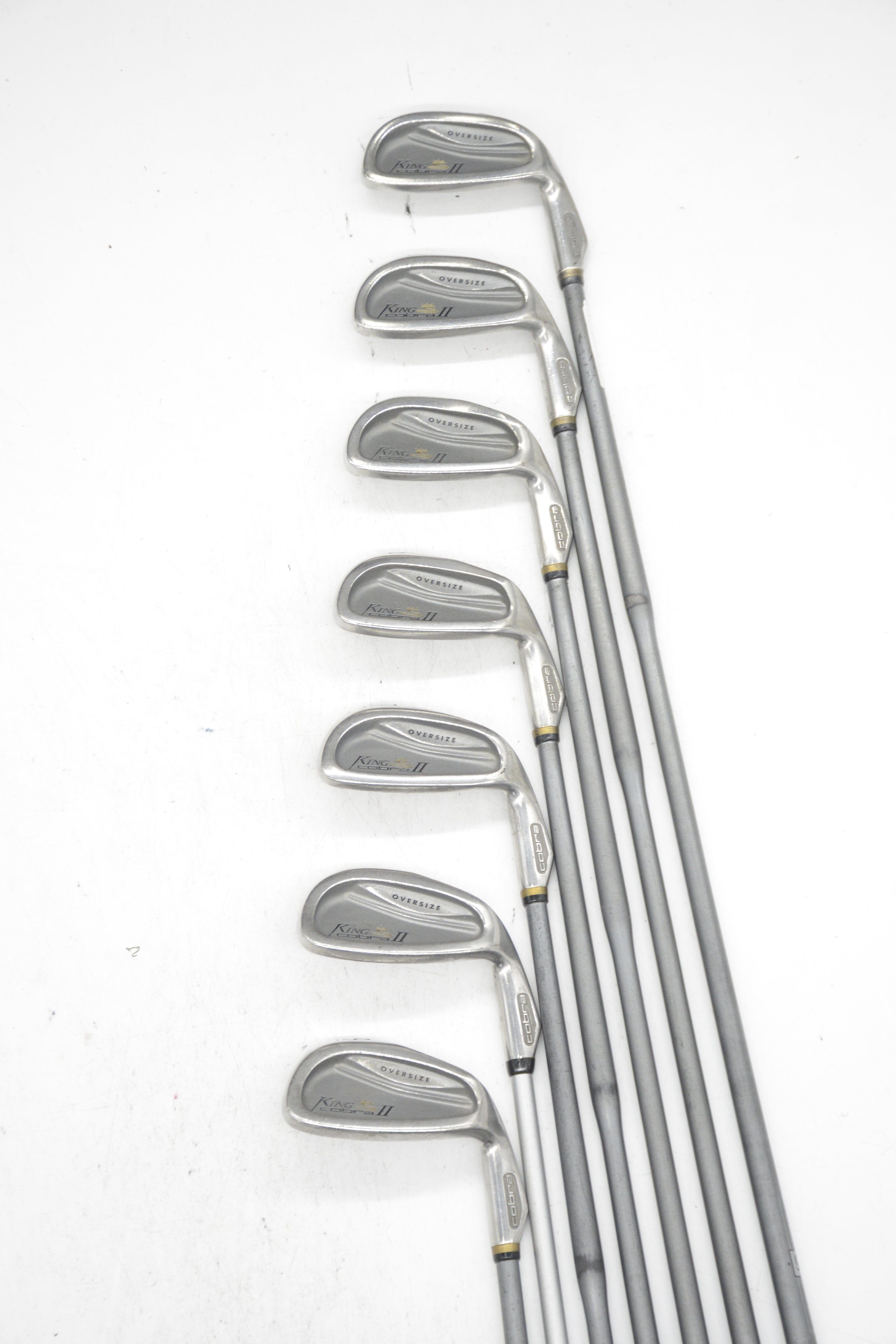 Cobra King Cobra 2 Oversize 3-9 Iron Set R Flex +0.25" Golf Clubs GolfRoots 