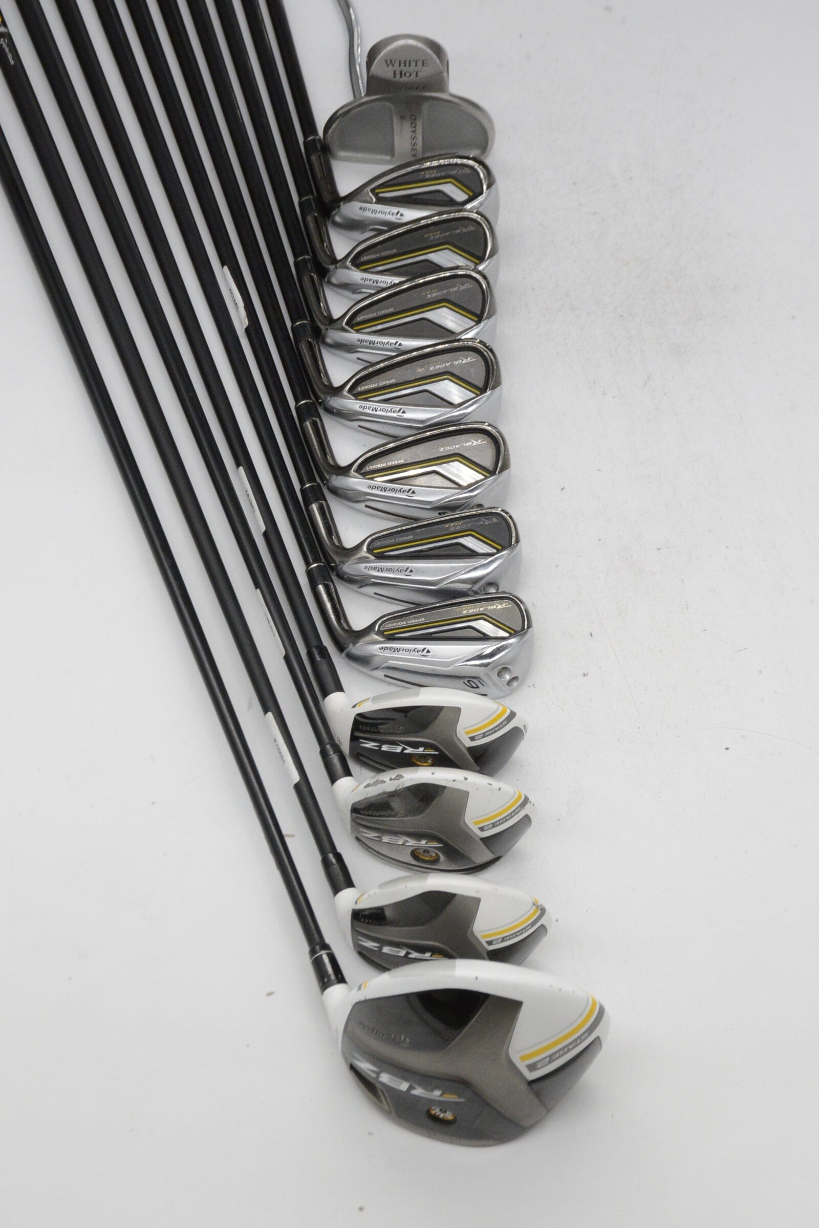 TaylorMade Rocketbladez Max Mixed Full Set R Flex +0.25" Golf Clubs GolfRoots 