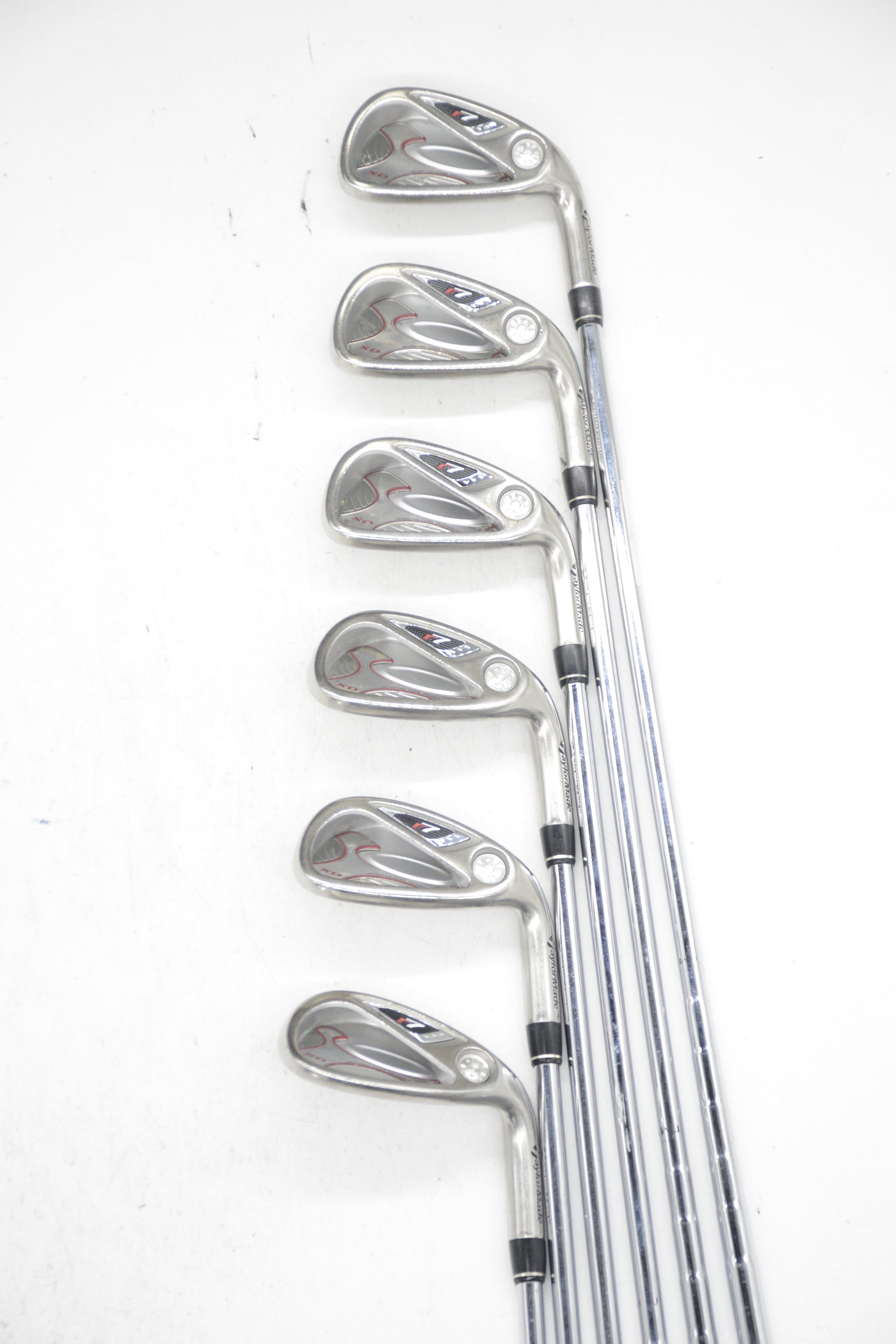 TaylorMade R7 XD 5-7, 9-PW, SW Iron Set Uniflex Std Length Golf Clubs GolfRoots 