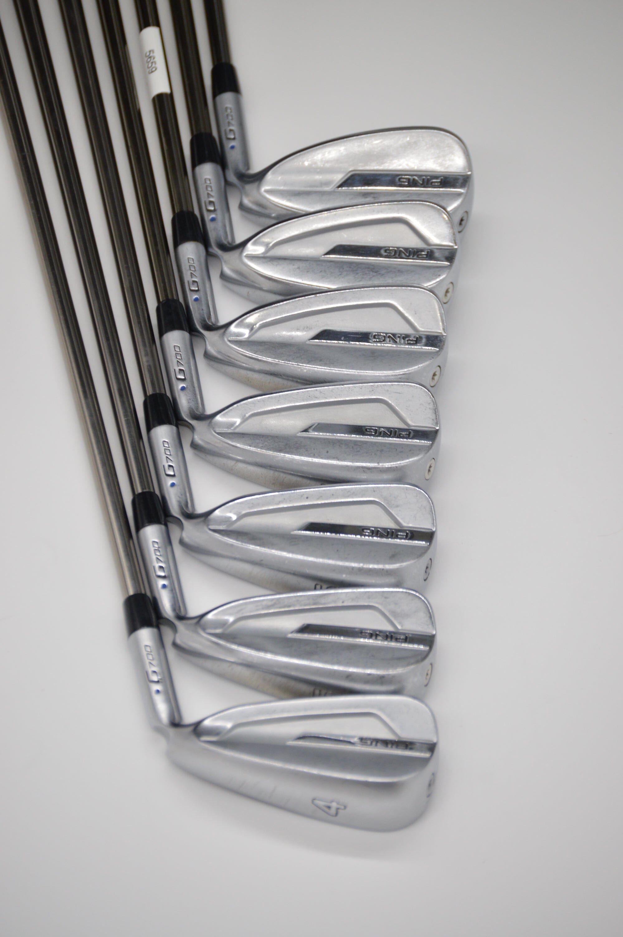 Ping G700 Blue Dot 4-PW Iron Set R Flex Golf Clubs GolfRoots 