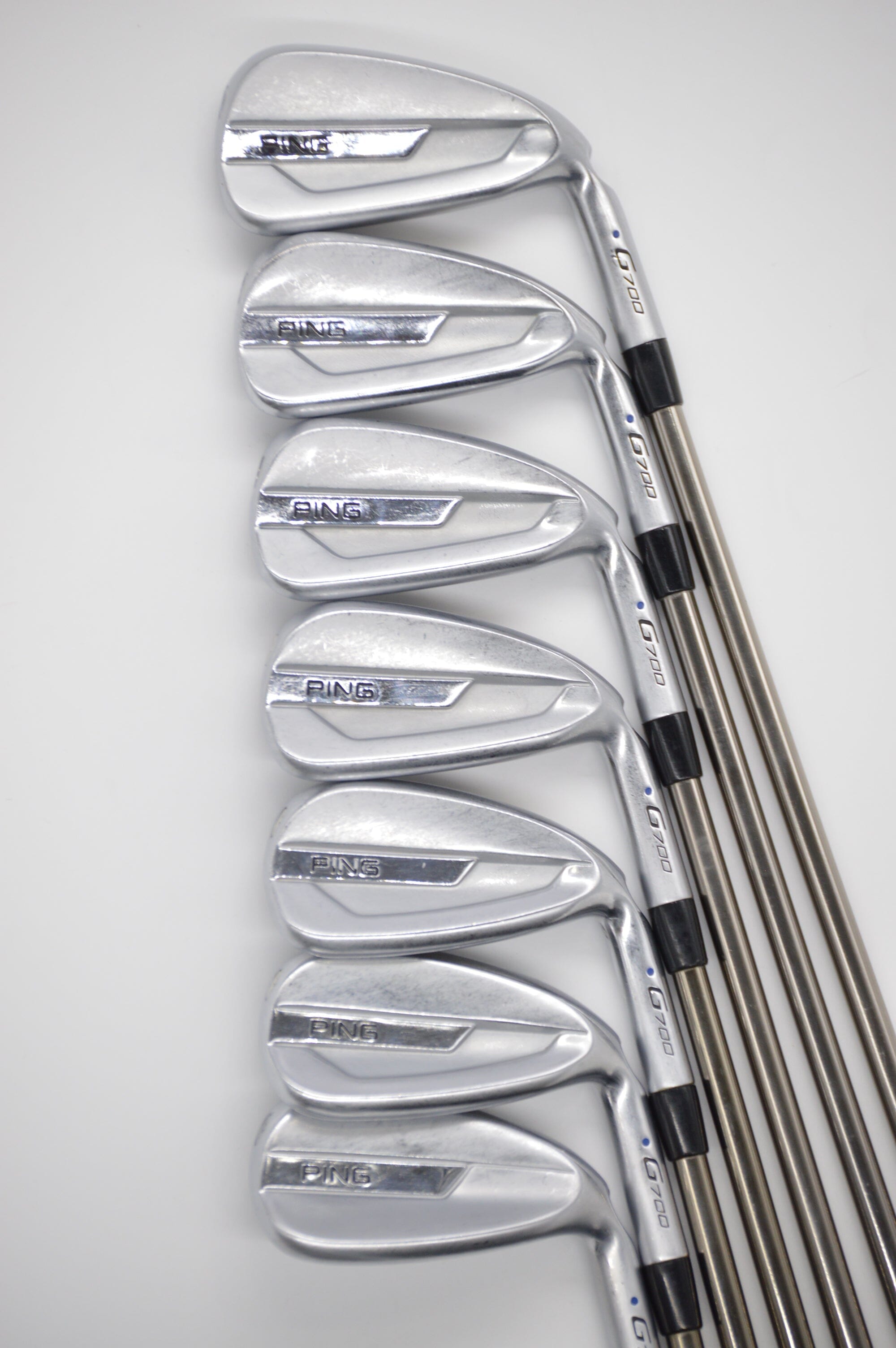 Ping G700 Blue Dot 4-PW Iron Set R Flex Golf Clubs GolfRoots 