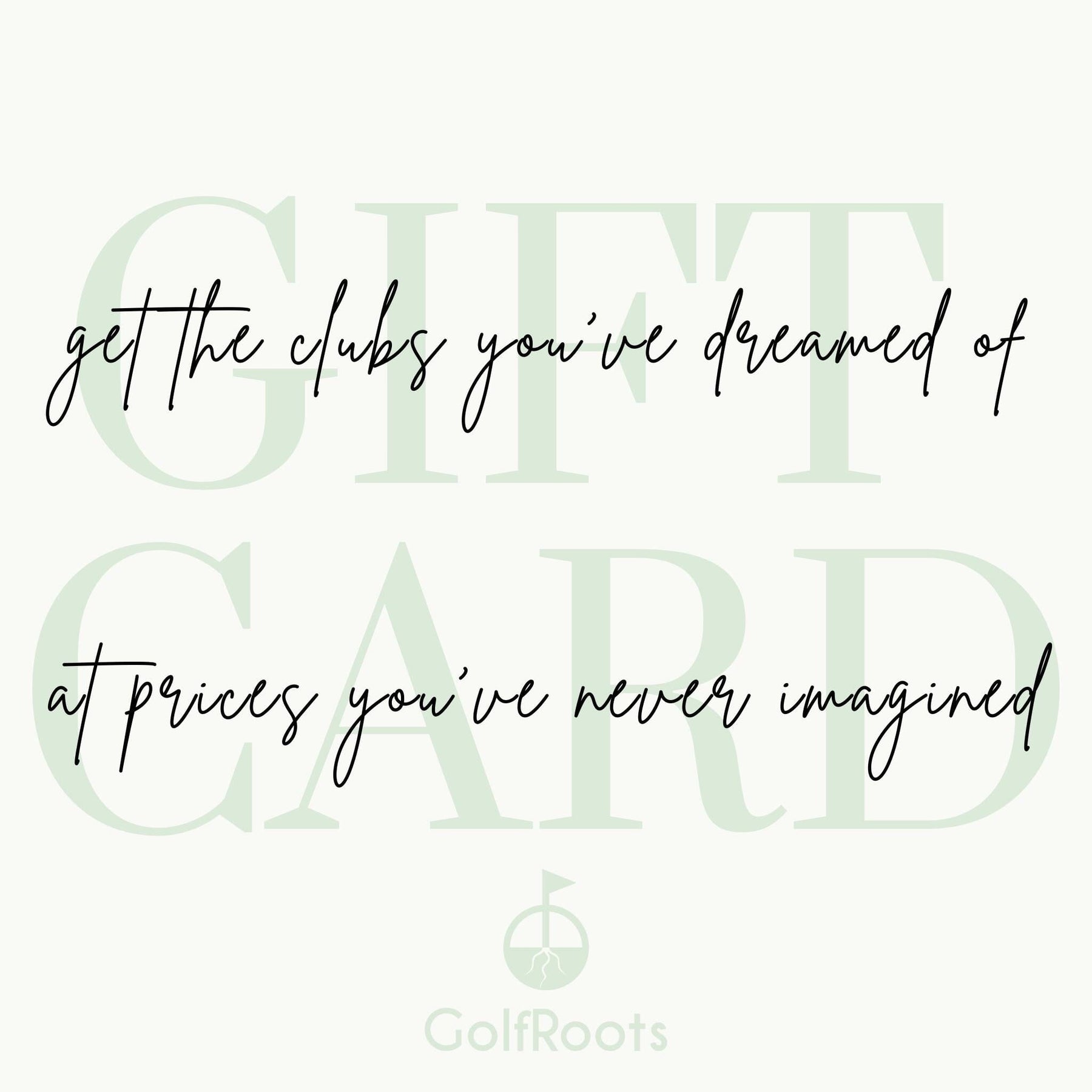 GolfRoots Gift Card GolfRoots 